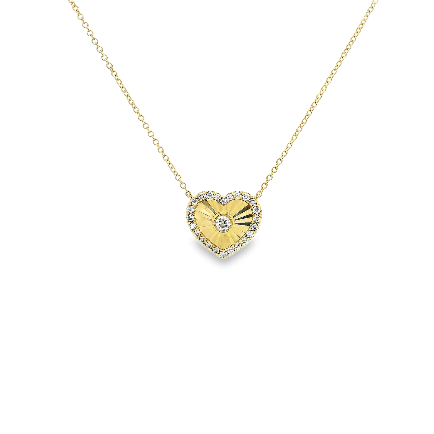 Elegant Heart Pendant Necklace