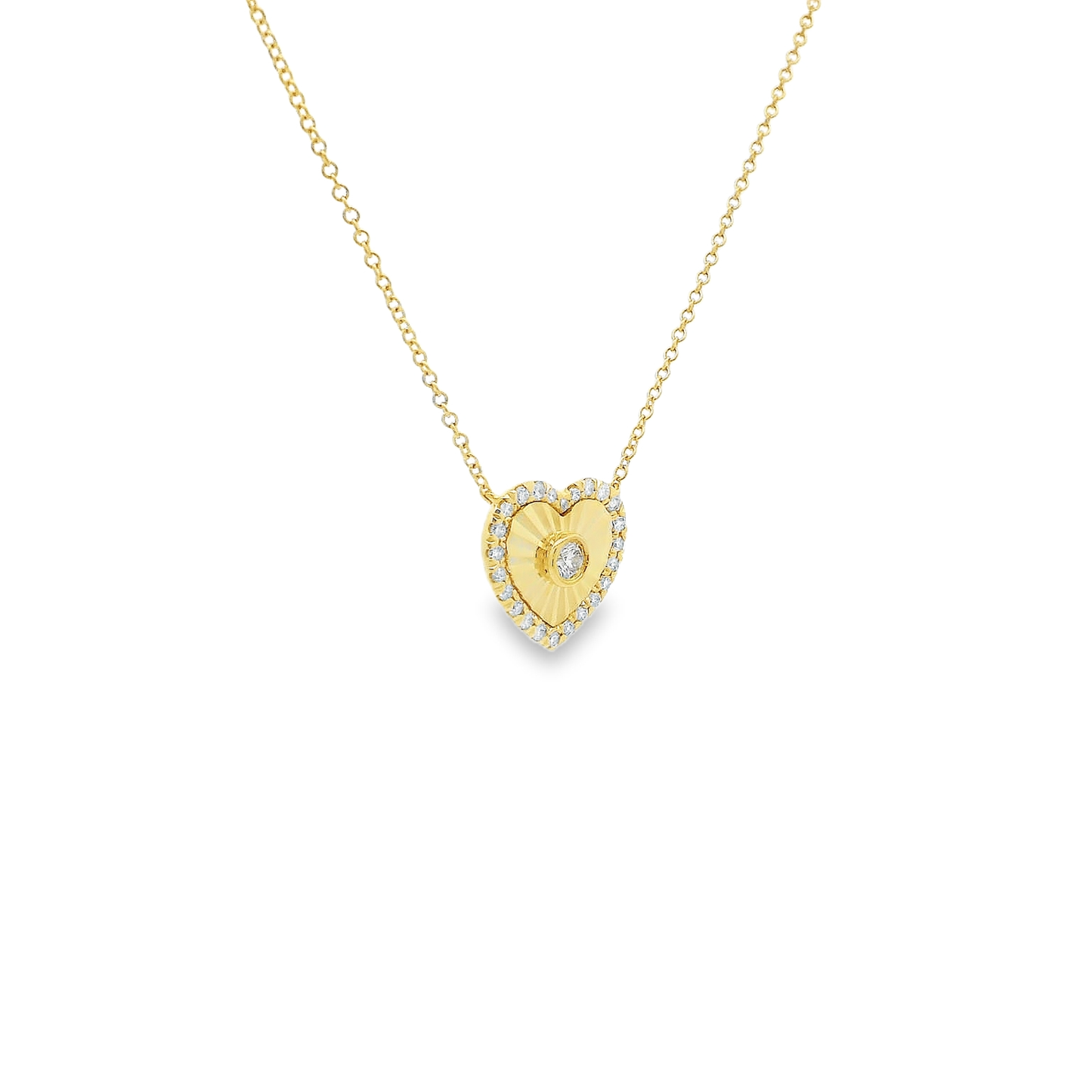 Elegant Heart Pendant Necklace