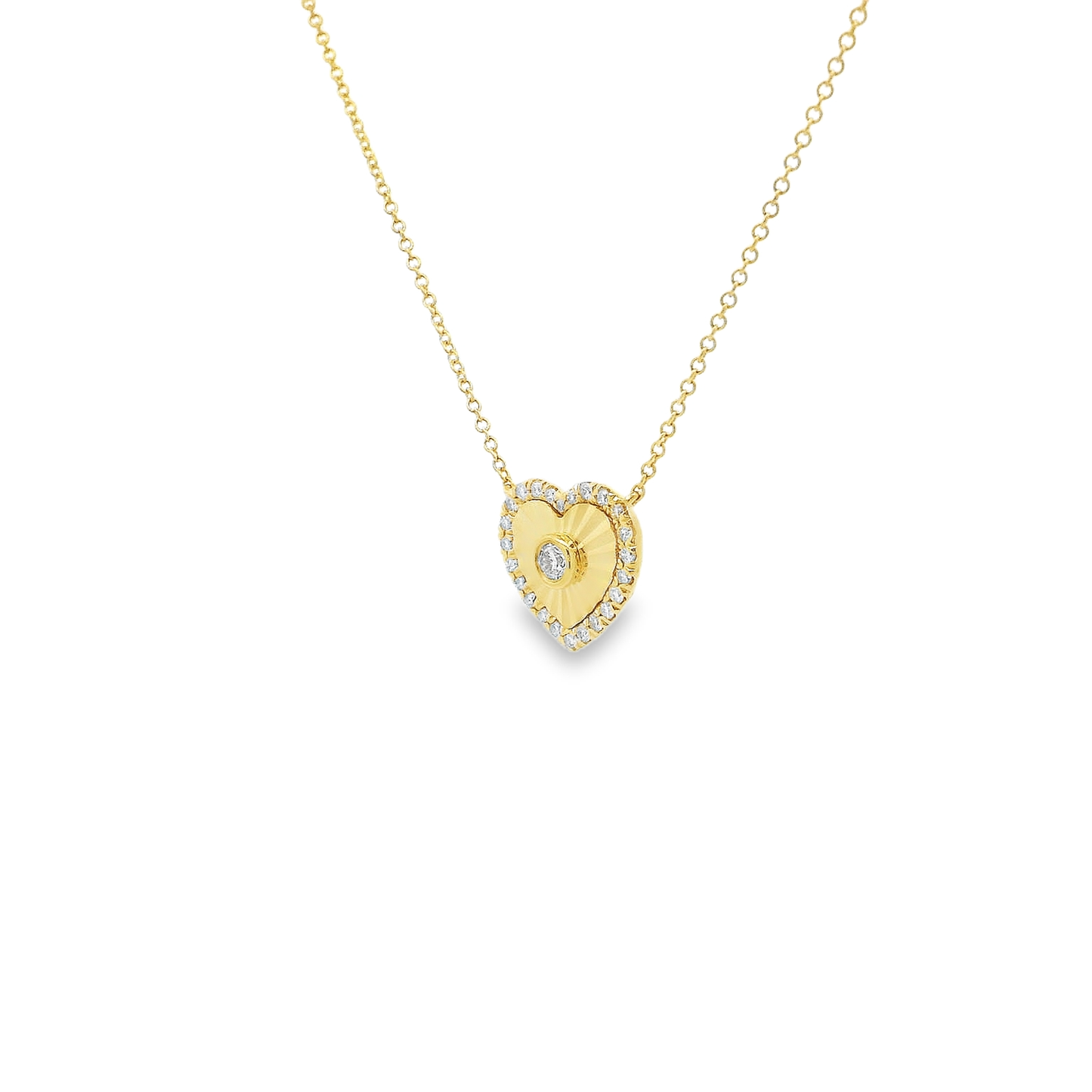 Elegant Heart Pendant Necklace