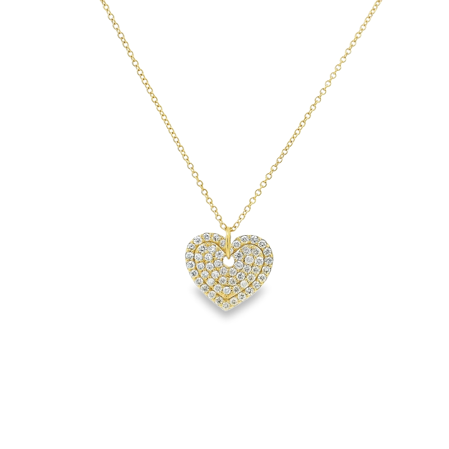 Elegant Heart Pendant Necklace