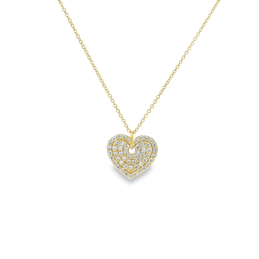 Elegant Heart Pendant Necklace