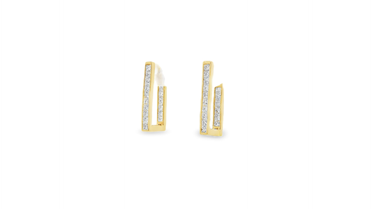 Elegant Earrings with Sparkling Details