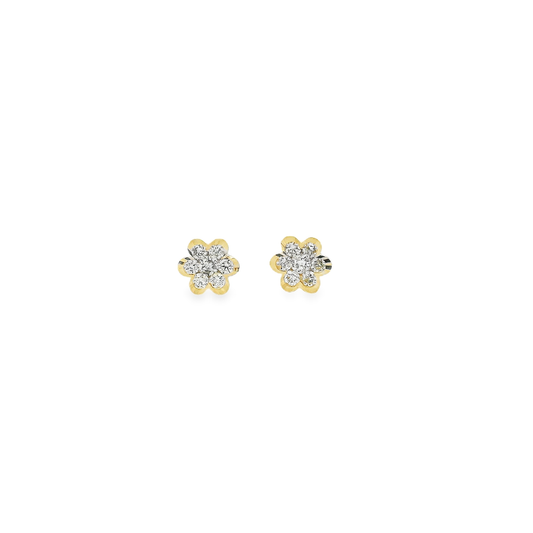 Charming Floral Stud Earrings