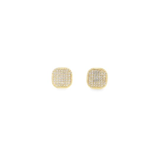 Elegant Gold Stud Earrings