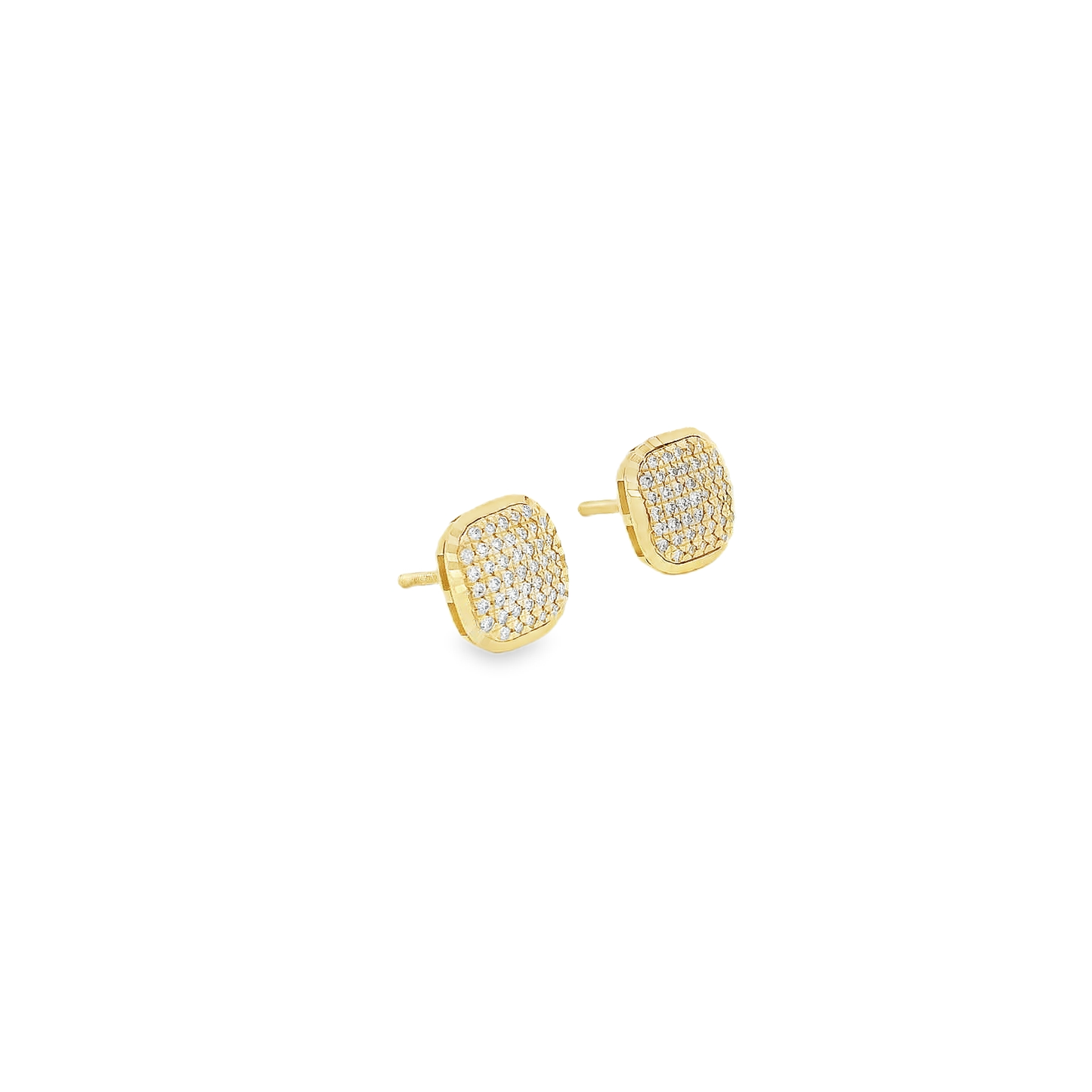 Elegant Gold Stud Earrings