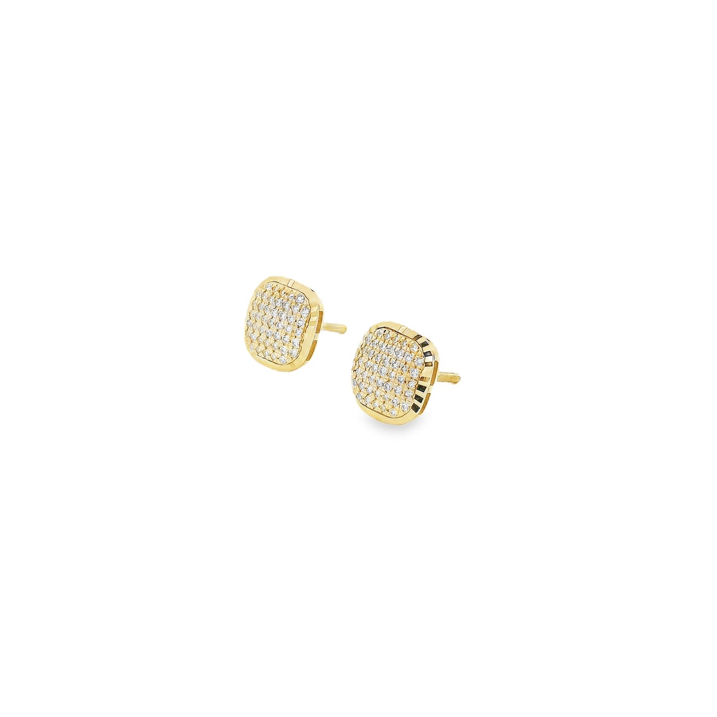 Elegant Gold Stud Earrings