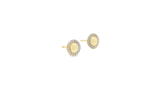 Elegant Black and Gold Earrings