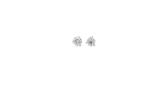 Elegant Diamond Stud Earrings
