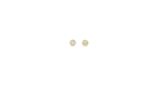 Elegant Gold Stud Earrings