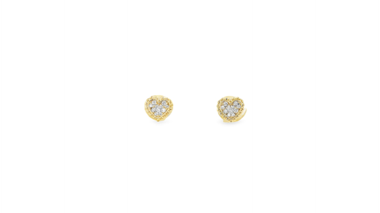 Elegant Heart-Shaped Earrings