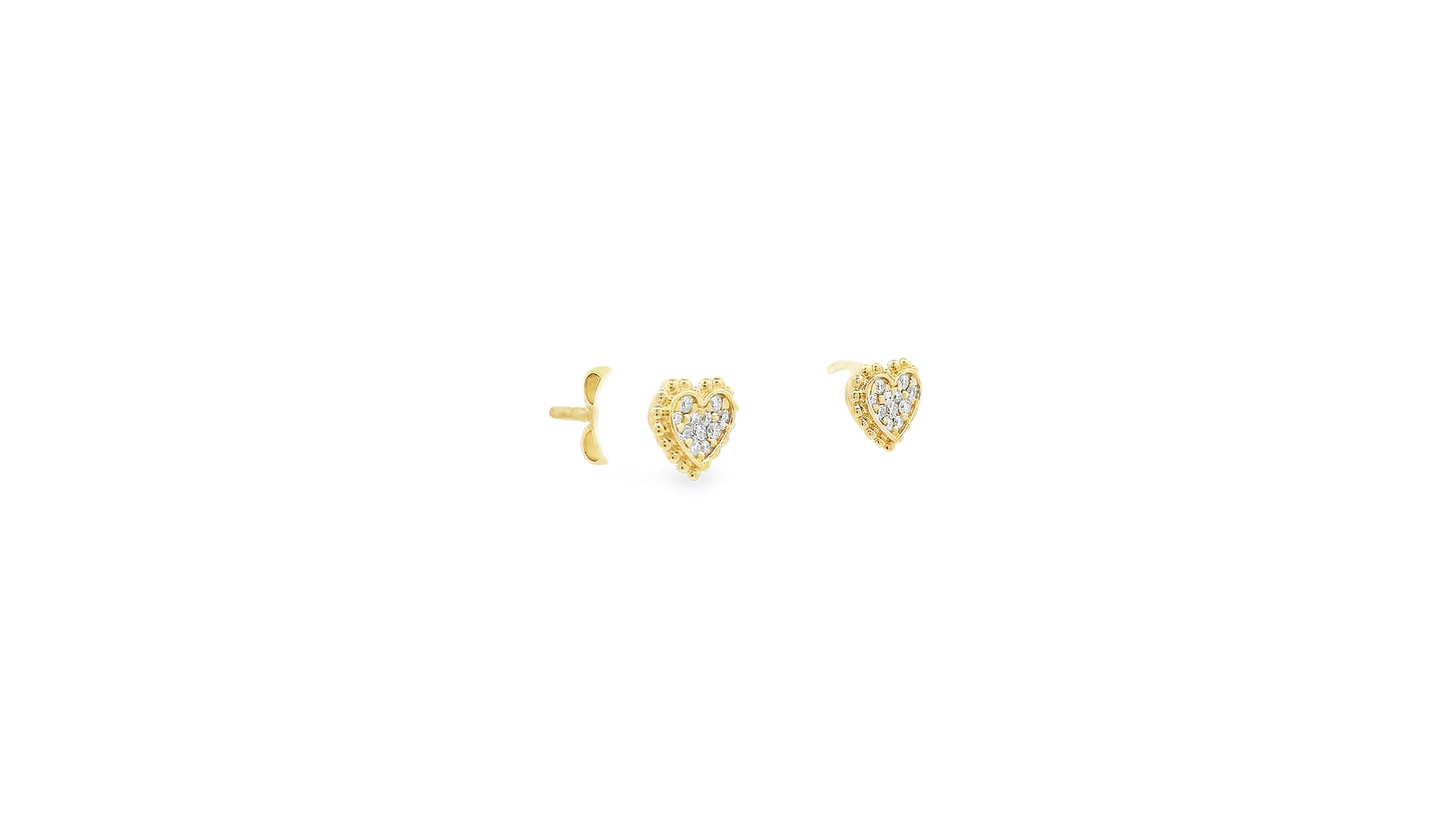 Elegant Heart-Shaped Earrings