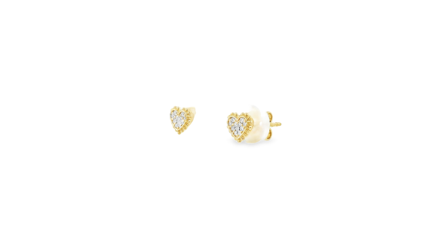 Elegant Heart-Shaped Earrings