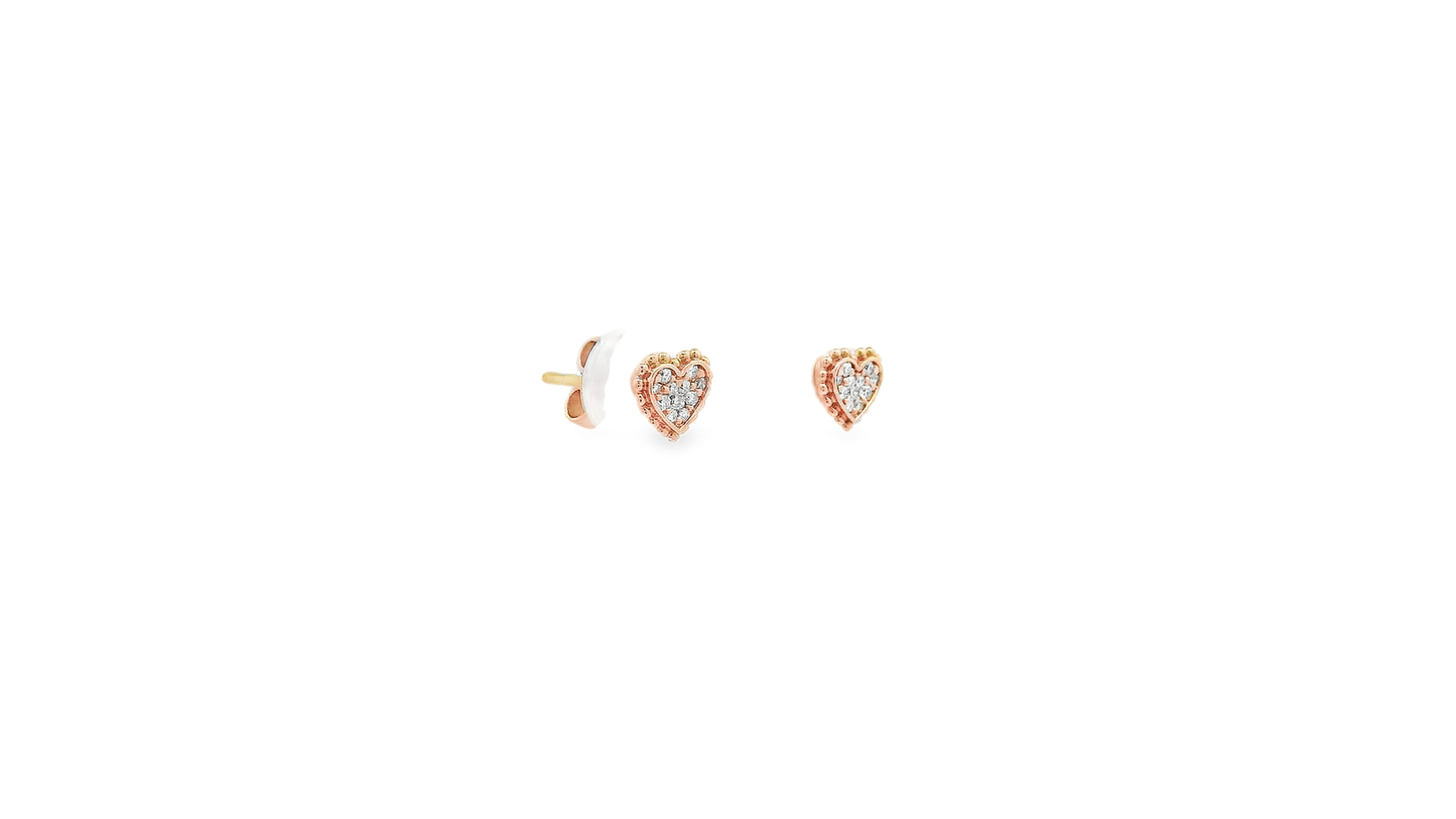 Elegant Heart-Shaped Earrings
