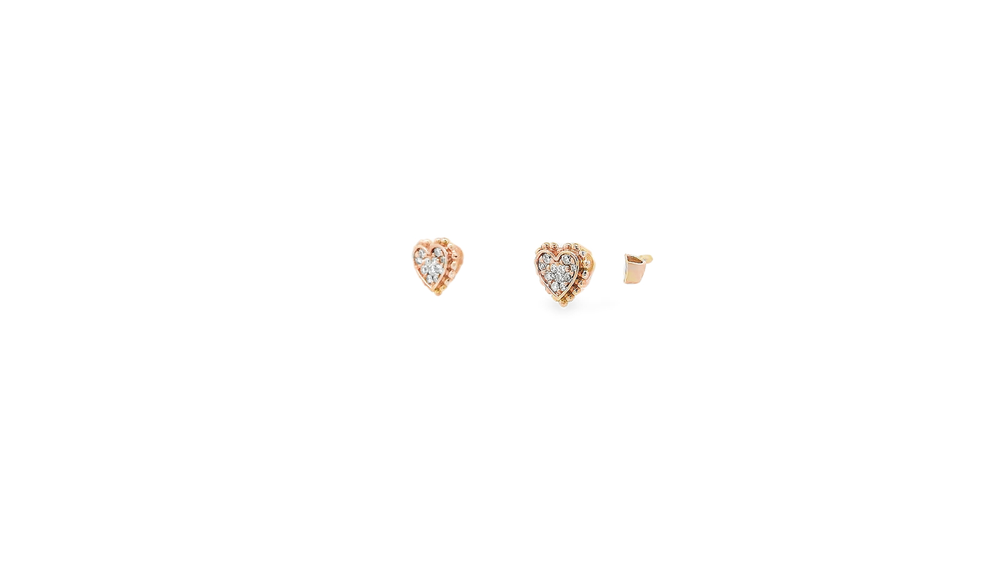 Elegant Heart-Shaped Earrings