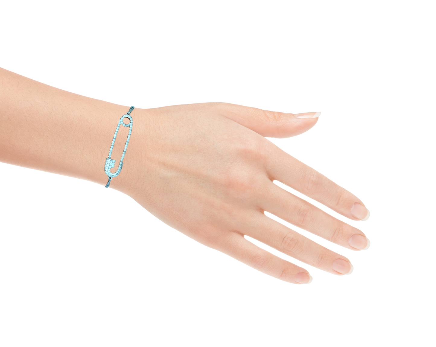 Elegant Safety Pin Bracelet