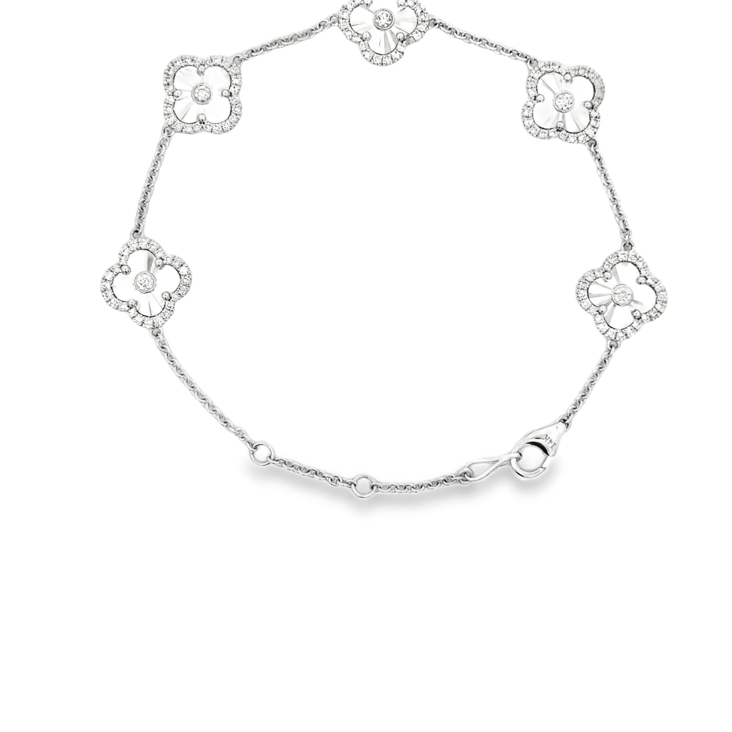 Elegant Floral Gold Bracelet