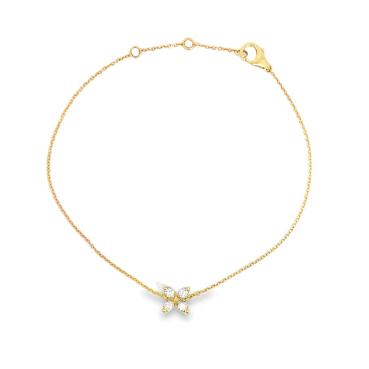 Elegant Floral Bracelet