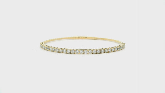 Elegant Gold Diamond Bracelet
